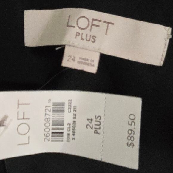 Loft Ann Taylor Floral Long Sleeve Dress Plus Size 24 New! - Picture 8 of 8